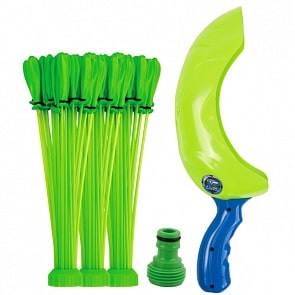 Шары Bunch O Balloons, продвинутый набор из 100 шаров с пусковым устройством и дисплеем (Zuru BoB, Z1241)