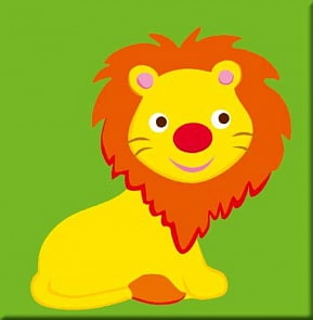 Книжка-пищалка «Лев» (Махаон, 9785389079298mh)