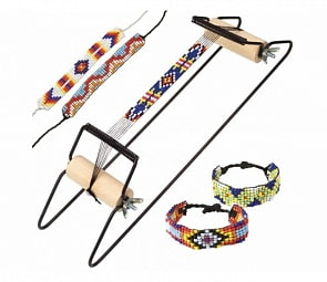 Набор для плетения бисером на станке - Индейские узоры (Alex Toys, 144)