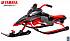 Снегокат - Yamaha Apex Snow Bike, Titanium black/red  - миниатюра №2
