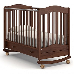 Кровать детская Гандылян К-2002-22 Ванечка, орех (Gandylyan, GAN-К-2002-22_орех)