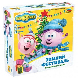 Настольная игра Смешарики Зимний фестиваль (Звезда, 8701)