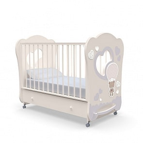 Детская кровать Nuovita Stanzione Cute Bear swing ваниль (Nuovita, NUO-CUB_228)