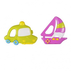 Набор погремушек Кораблик и машинка, 2 шт (Жирафики, 628918)