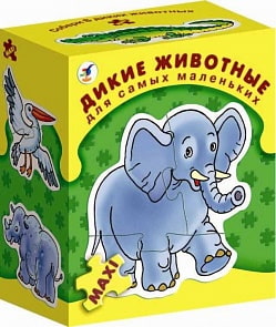 Игра настольная из серии «Для самых маленьких» - Дикие животные (Дрофа, 1085)