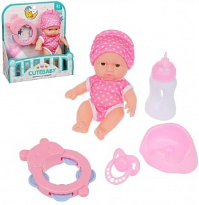 Игровой набор - Мой малыш, пупс 18 см, 4 аксессуара (Shantou, 200556571)