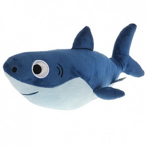 Игрушка мягкая Акуленок Котэ ТВ 30 см музыкальный чип (Мульти-Пульти, A20034-30)