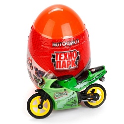 Мотоцикл в яйце – Спортбайк, 9 см (Технопарк, 1498757-R (288) (ассортимент) - миниатюра