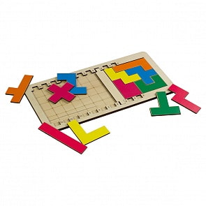 Игровой набор Тетрис, деревянный (Paremo, PE720-14)
