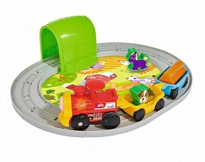 Набор развивающий - Железная дорога, звук, 30 см (Simba, 4018138)