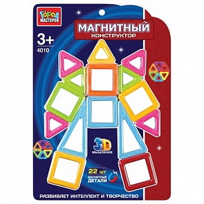 Магнитный конструктор Город Мастеров - Робот (Город Мастеров, XB-4010-Rsim)