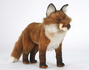 Мягкая игрушка – Рыжая лиса, стоячая, 56 см (Hansa, 5728)