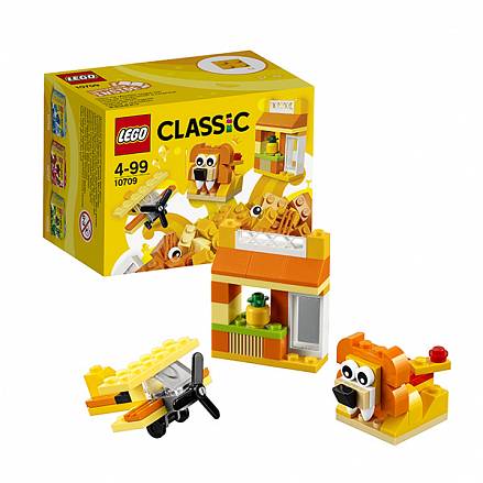 Lego Classic. Оранжевый набор для творчества 