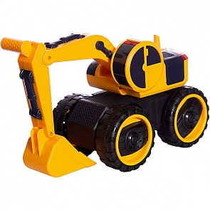 Экскаватор инерционный, световые и звуковые эффекты (Abtoys, C-00349)