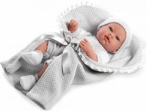 Пупс виниловый из серии Elegance в одежде, с конвертом и соской, 42 см. (Arias, Т11099)