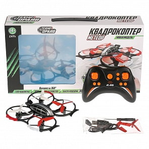 Квадрокоптер на р/у - Метеор, со светом, зарядное устройство USB (Технодрайв, 1504F238-R)