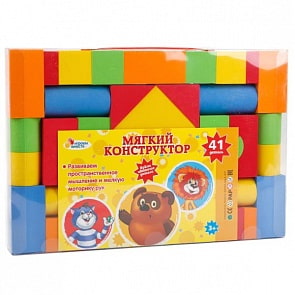 Мягкий конструктор – Союзмультфильм, 41 деталь (Играем Вместе, B1178394-Rsim)
