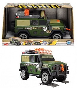 Военный внедорожник со светом и звуком (Dickie, 3308366)