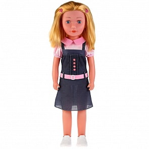 Интерактивная кукла – Кристина, 70 см, ходит за ручку, 100 фраз  (Карапуз, 87401-70-RU)