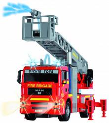 City Fire Engine пожарная машина, свет + звук, брызгает водой, 25 см. (Dickie, 3715001) - миниатюра