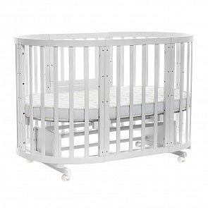 Круглая кроватка-трансформер Noony Cozy, цвет муссон (Noony, CZ_004)