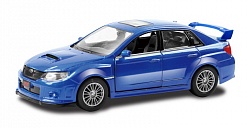 Металлическая инерционная машина - Subaru WRX STI, 1:32, синий (RMZ City, 554009-BLU) - миниатюра