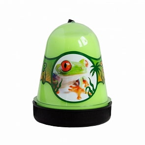 Slime – Jungle с мухами – Лягушка, 130 г (Волшебный мир, S300-25)