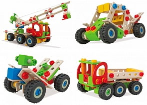 Конструктор - Автокран, 7 вариантов сборки, 190 деталей (Heros, 39039)