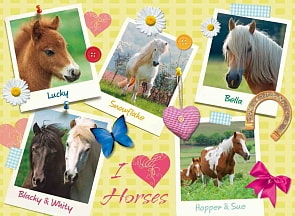 Пазл - Мои любимые лошади XXL, 300 деталей (Ravensburger, 13186)