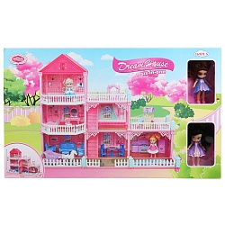 Дом для кукол с фигурками и аксессуарами (1904Z438) - миниатюра