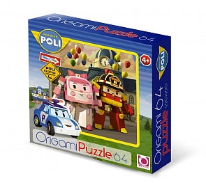 Паззл Robocar Poli 64 элемента  (Origami, 05902or)