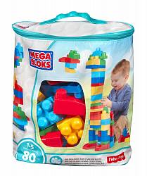 Игрушка MB Мешок - Мой первый конструктор, 80 деталей (Mattel Mega Bloks, DCH63) - миниатюра