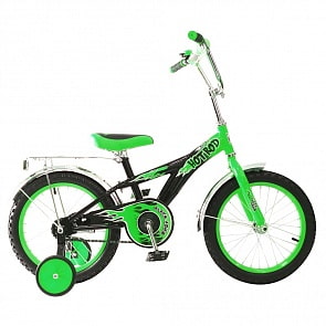Двухколесный велосипед Hot-Rod, диаметр колес 14 дюймов, зеленый (RT, 5422RT)