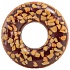 Надувной круг – Пончик шоколадный с орехами  - миниатюра №1