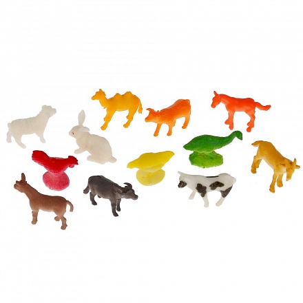Игровой набор Рассказы о животных - Домашние животные, 12 штук 