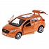 Машина инерционная металлическая - Ford Kuga, 12 см, открываются двери, цвет золотой  - миниатюра №2