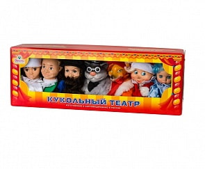 Набор - кукольный театр по сказкам №1 (Весна, В2799) Набор - кукольный театр по сказкам №1 (Весна, В2799)