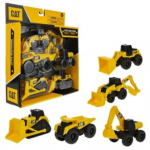 Набор спецтехники фривил, 5 штук, 8 см (1toy, Т19103)