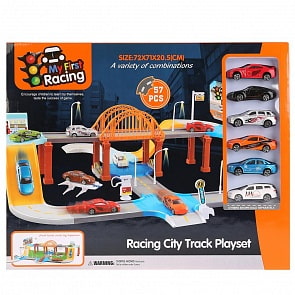 Трек с машинками и аксессуарами (B1629470sim)