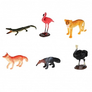 Набор из 6 животных Северной Америки (Играем вместе, P0006-06Asim)