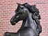 Фигурка черной лошади на дыбах  - миниатюра №1