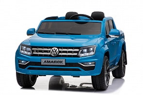 Электромобиль - Volkswagen Amarok, синий, свет и звук (Toyland, DMD-298_синий)