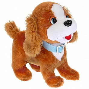 Игрушка мягкая Щенок, 22 см, музыкальный чип, стихи А. Барто (Мульти-пульти, M9847-22)