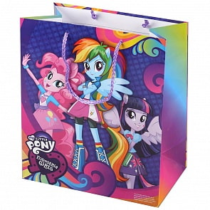 Пакет подарочный Equestria Girls, глянцевый (Играем вместе, CLRBG-EG-02-1)