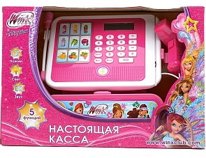 Касса «Винкс», интерактивная, со светом и звуком (Играем вместе, HK600364sim)