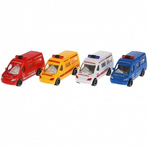 Набор из 4 инерционных машин (B1872039) (ассортимент)