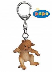 Брелок - Молодой лев на спине (Papo, 02202_papo) - миниатюра