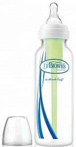 Бутылочка противоколиковая с узким горлышком, 250 мл (DrBrowns, SB81005)