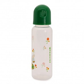 Бутылочка полипропиленовая с силиконовой соской, 250 мл (Курносики, 11112) (ассортимент)