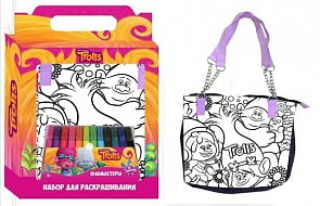 Набор для творчества. Раскрась сумку. Тролли (Centrum, 87860) 